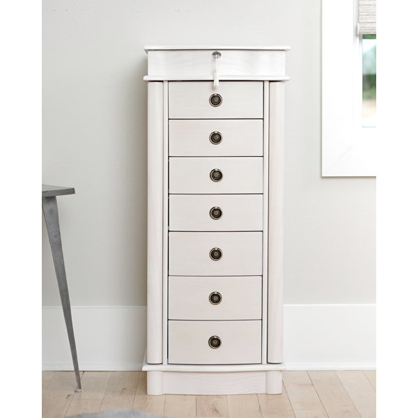 Alcott Hill® Argueta 15.5'' Wide Jewelry Armoire with Mirror & Reviews